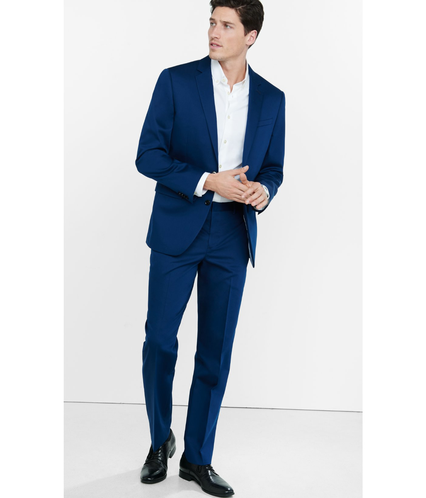 Navy Blue Suits For Mens / Mens 3 Piece Pinstripe Navy-Blue Suit ...