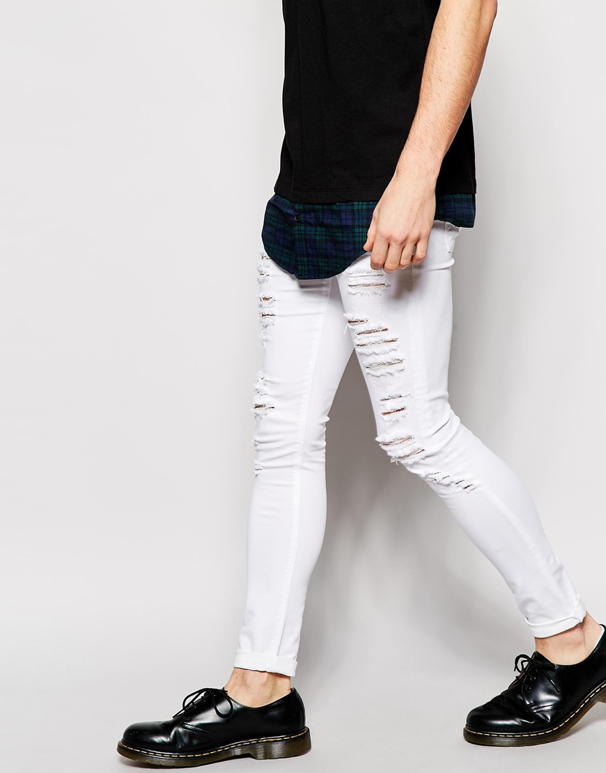 Think Skinny Jeans Aren't For You? That's Because You Haven't Tried These On Check out an exclusive selection of men's fashion jeans for ultimate cool guy looks. Shop from a range of cuts and designs from avant-garde biker jeans,replica jeans,dry jeans,bootcut jeans,slim jeans,skinny jeans and straight jeans.