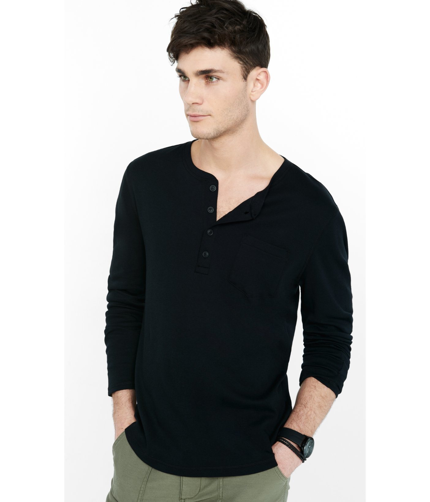Henley top shirt express