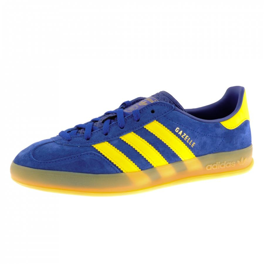 adidas gazelle indoor blue yellow