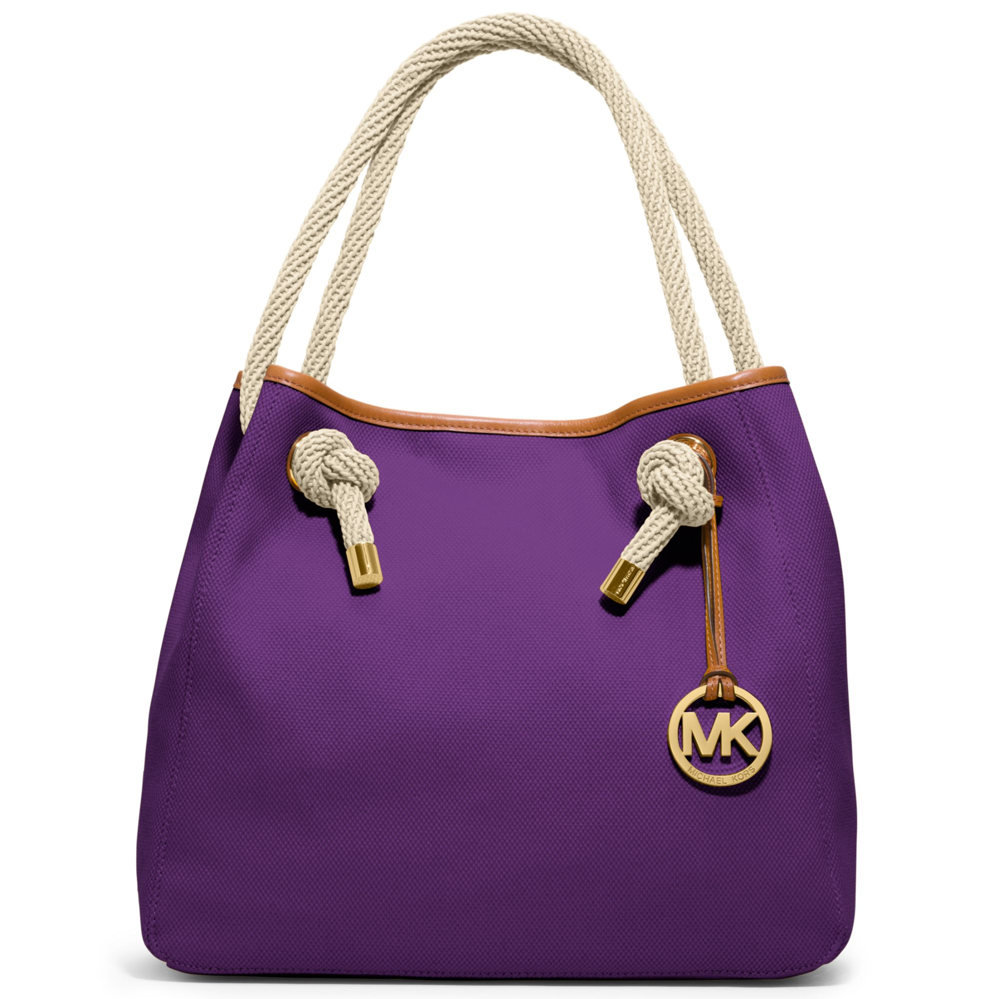 michael kors purple suede bag