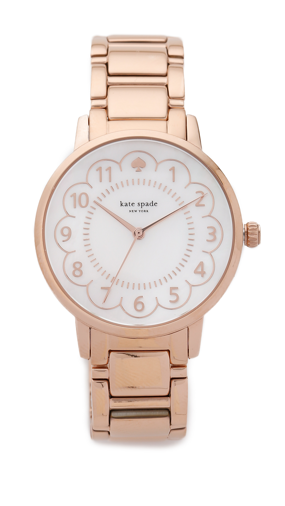 Kate Spade Gramercy Watch - Rose Gold in Pink - Lyst