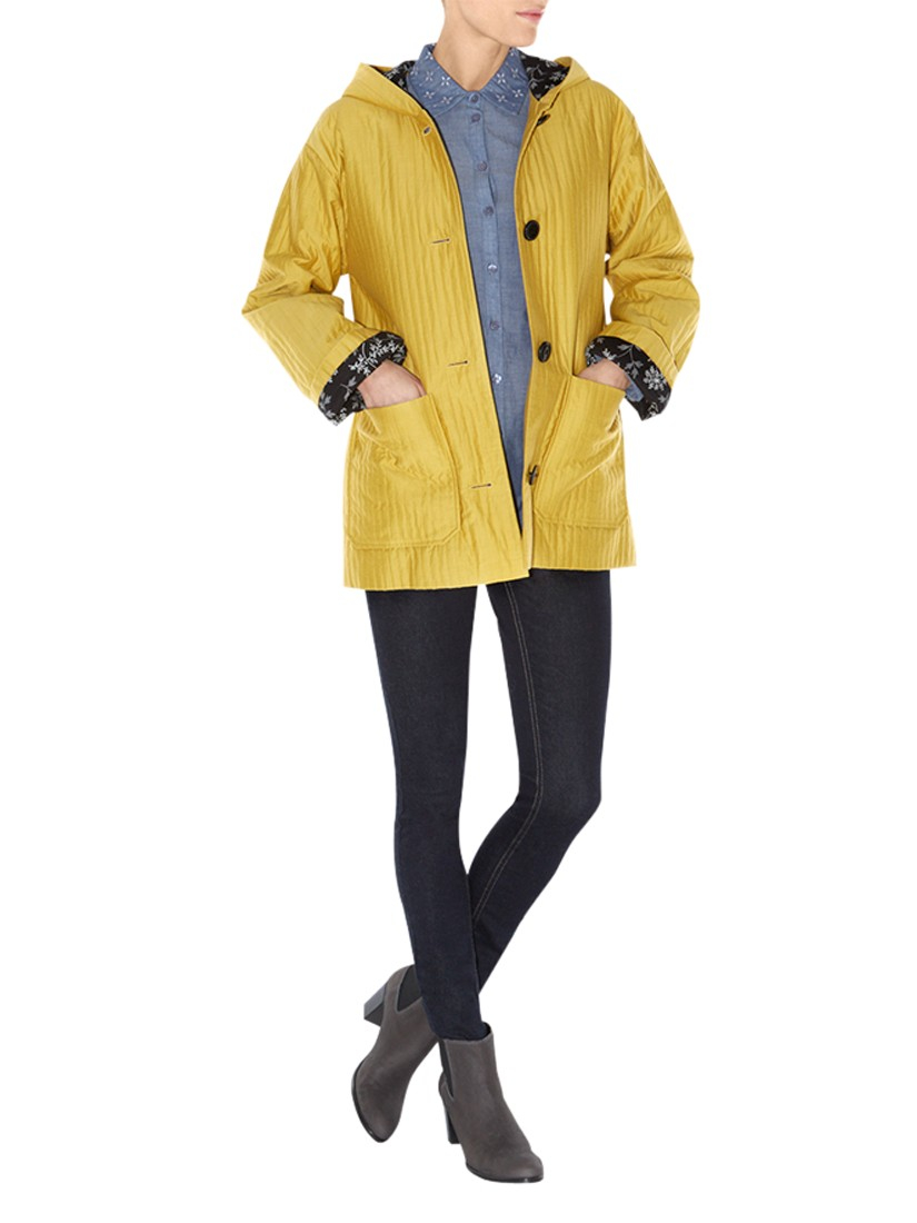 hobbs yellow coat