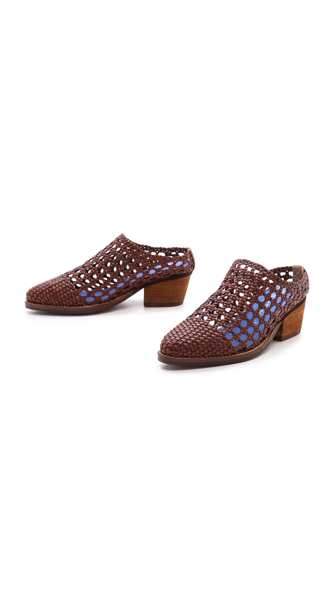 jeffrey campbell denim mules