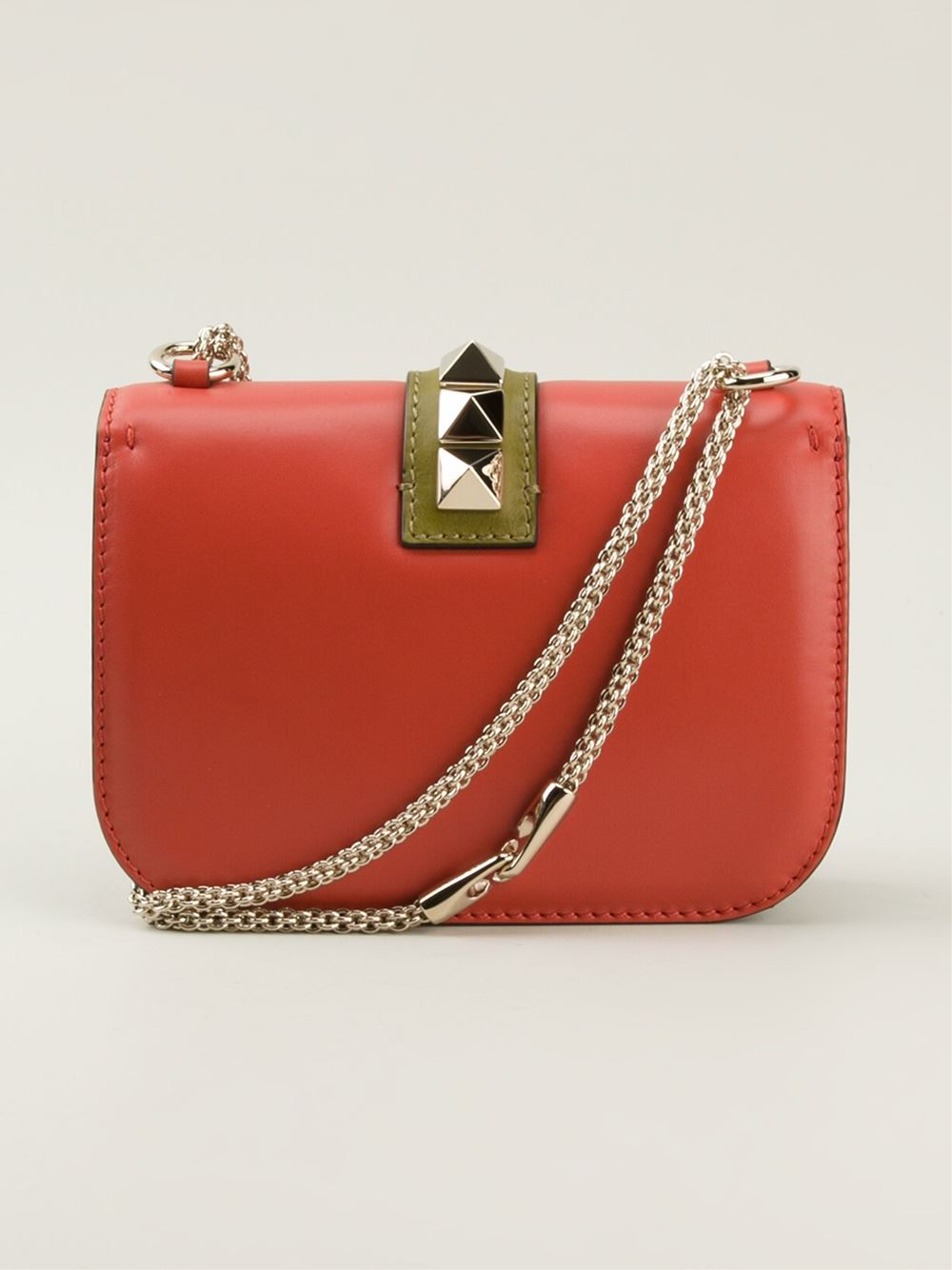 Lyst - Valentino 'glam Lock' Shoulder Bag in Red