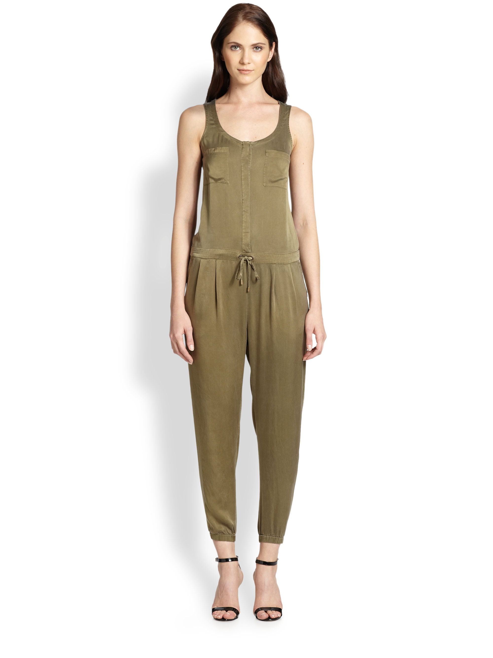 eileen fisher silk jumpsuit