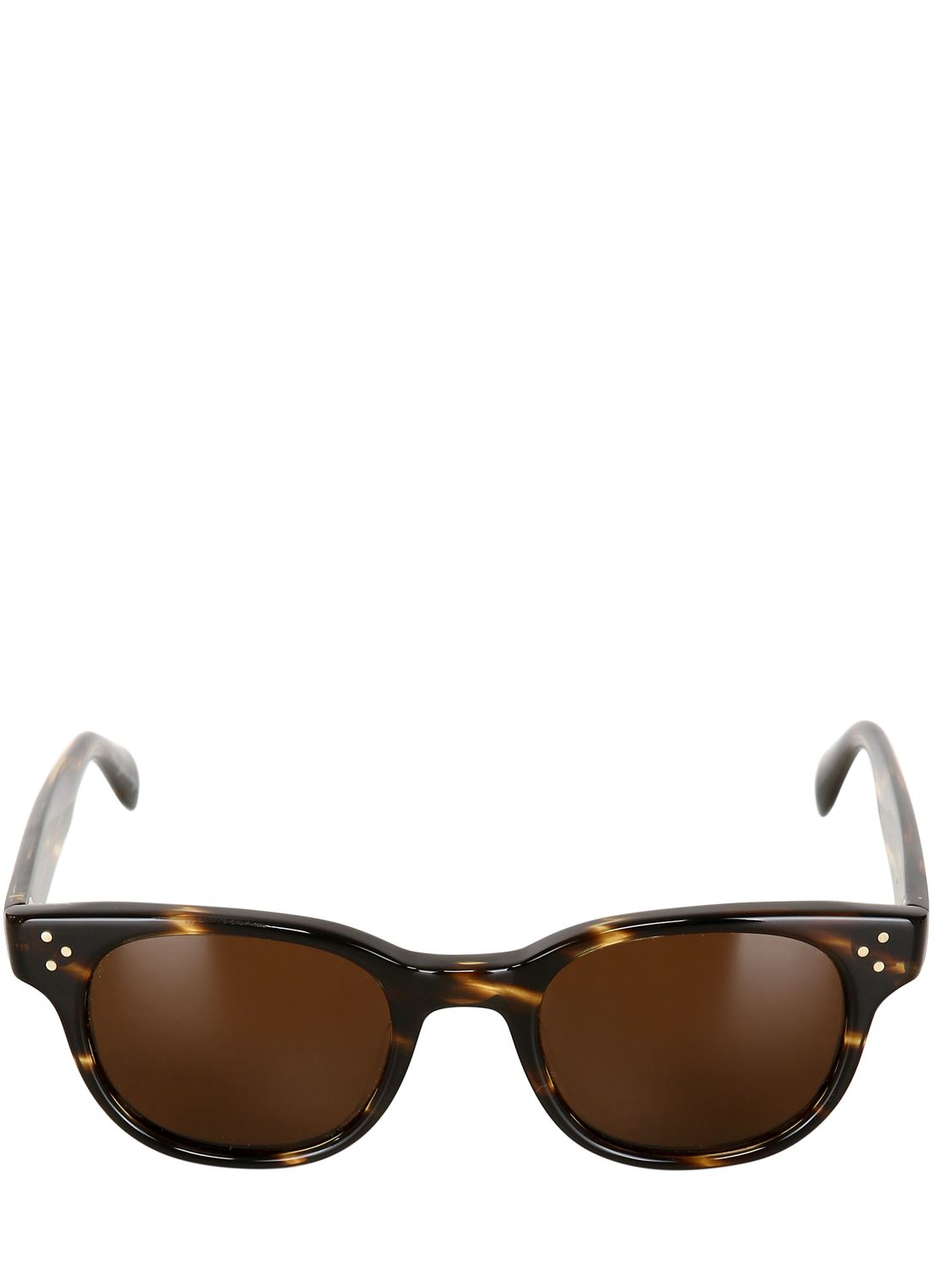 Oliver Peoples Afton Sun Square Acetate Sunglasses in Brown for Men | Lyst