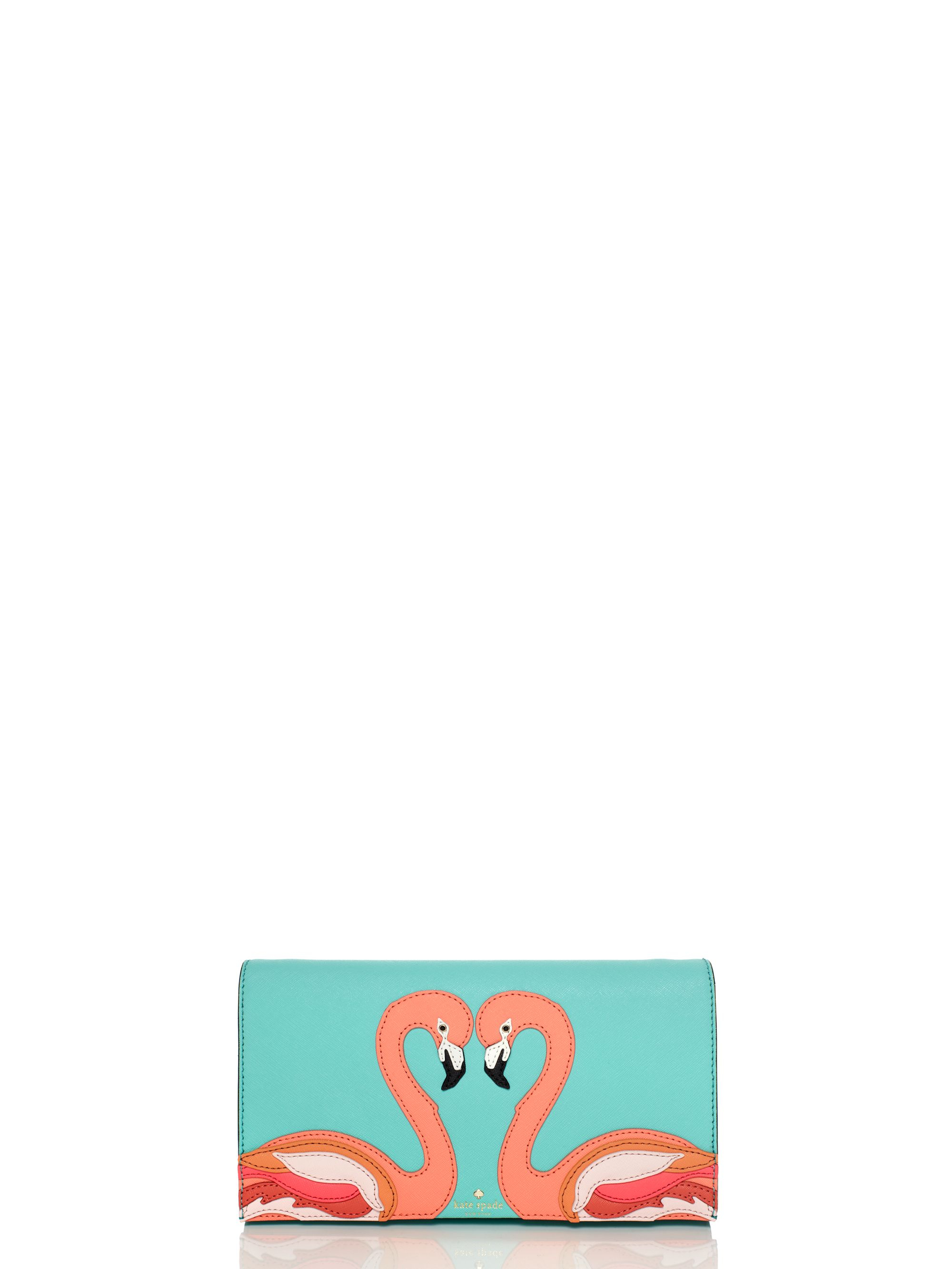 Kate Spade Strut Your Stuff Flamingo Applique Cali in Blue ...