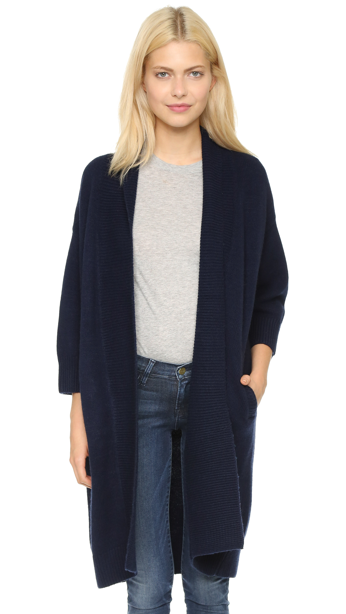 oversized colourful cardigan