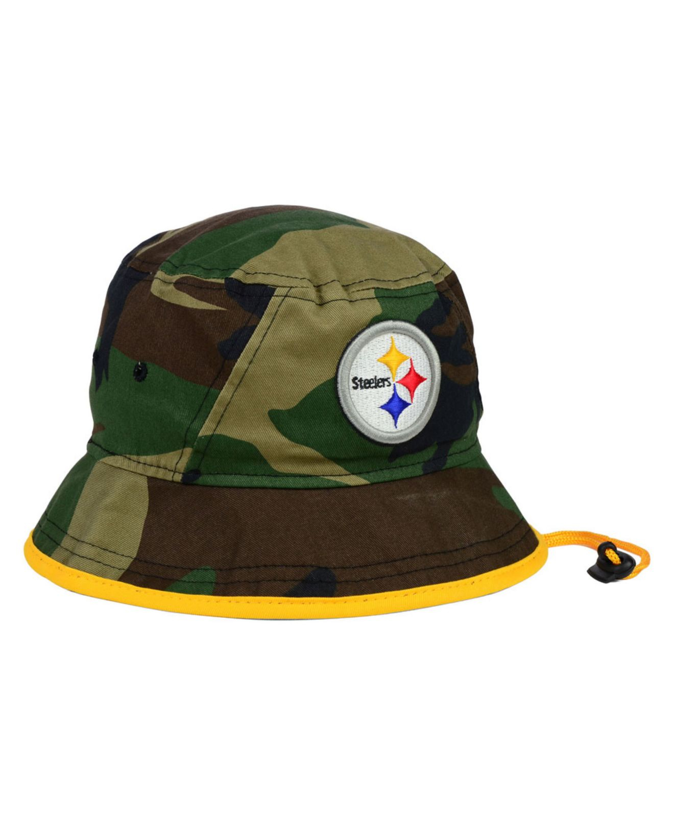KTZ Pittsburgh Steelers Camo Pop Bucket 