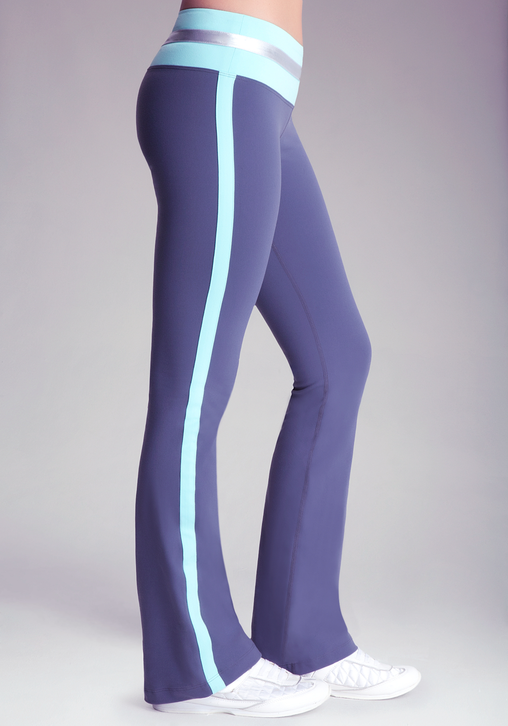 Bebe Colorblock Workout Pants In Blue Lyst Bebe Colorblock Workout Pants In Blue Lyst