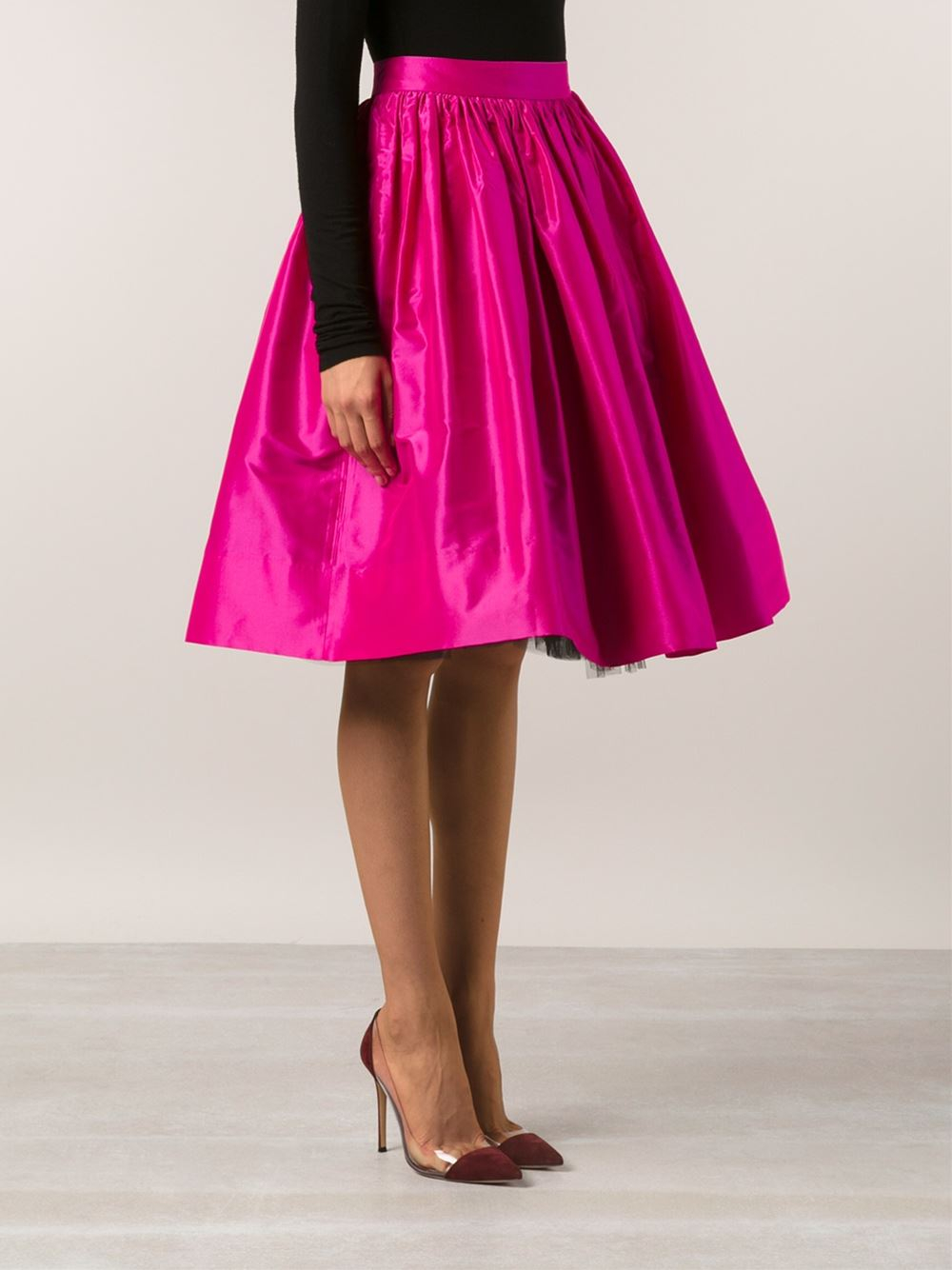 Pink taffeta skirt Clearance