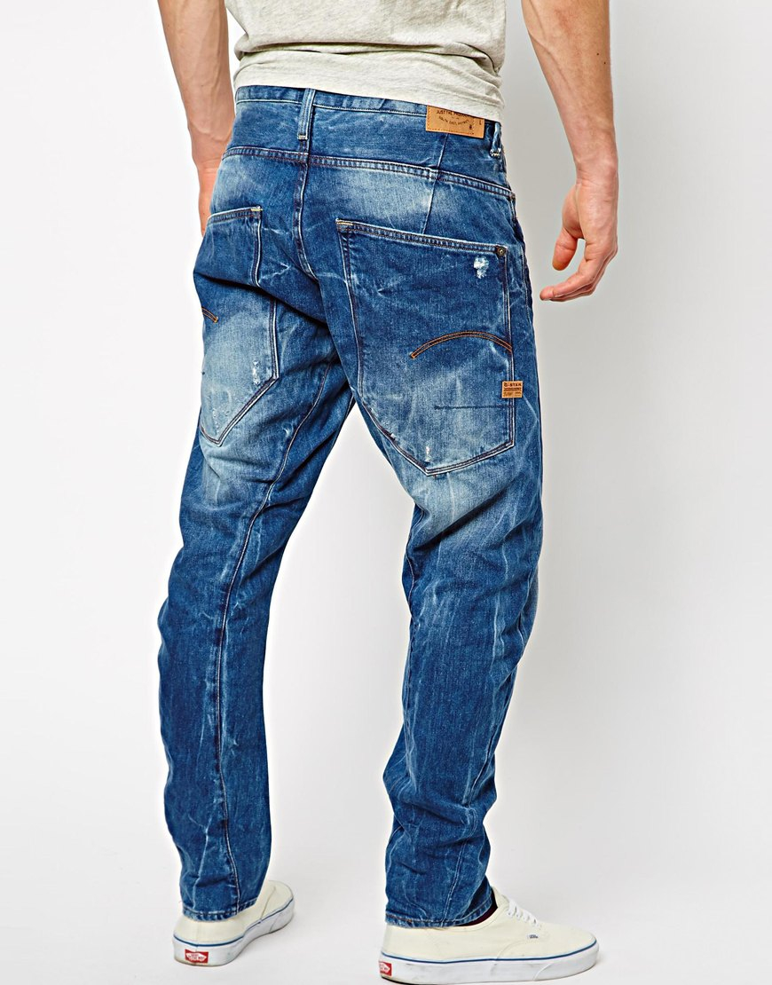 G-Star RAW G Star Jeans Type C 3d Loose Tapered Light Aged in Blue 