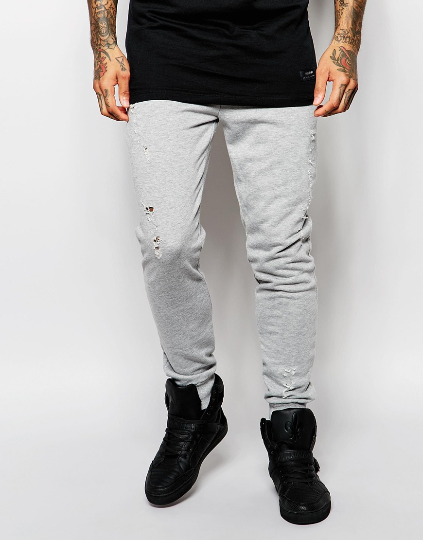 distressed joggers