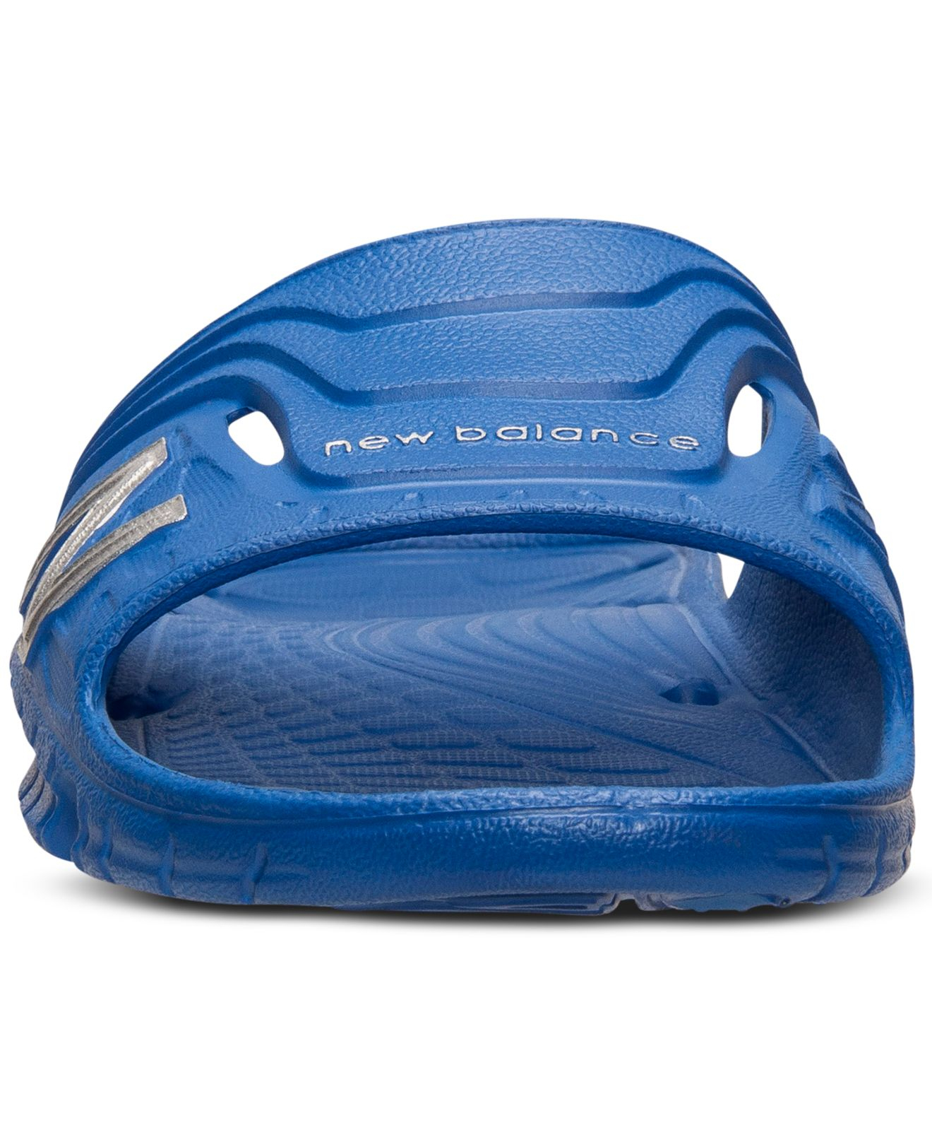 new balance sandals blue