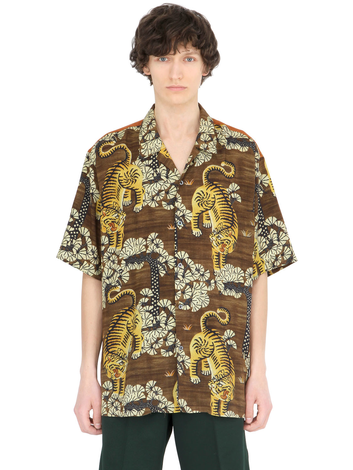 gucci bowling shirt tiger