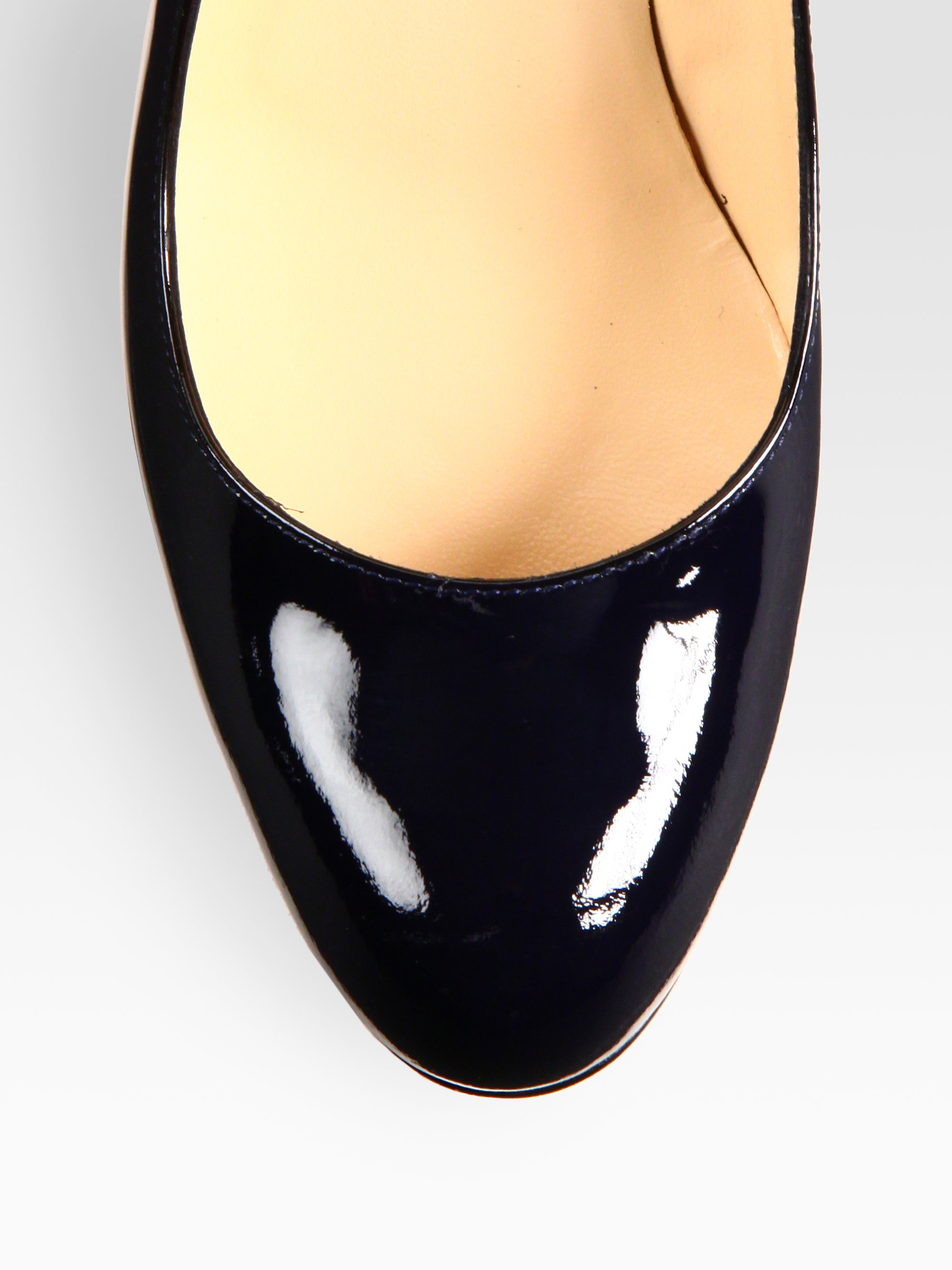 christian louboutin simple patent pumps 85 - Bavilon Salon  