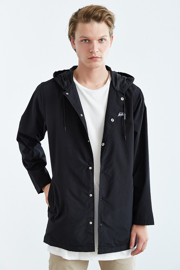 Stussy 3m Reflective Ss Link Hooded Jacket in Black for Men | Lyst