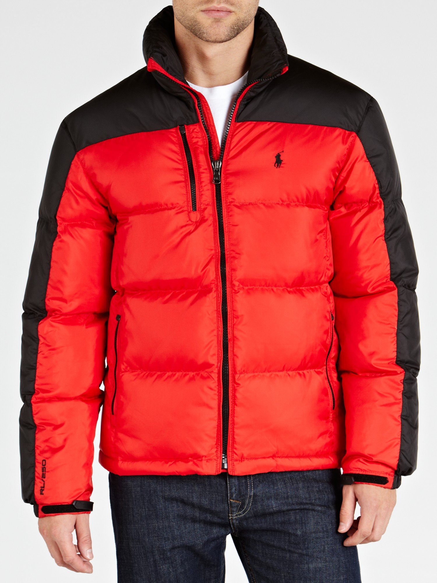 polo red puffer jacket