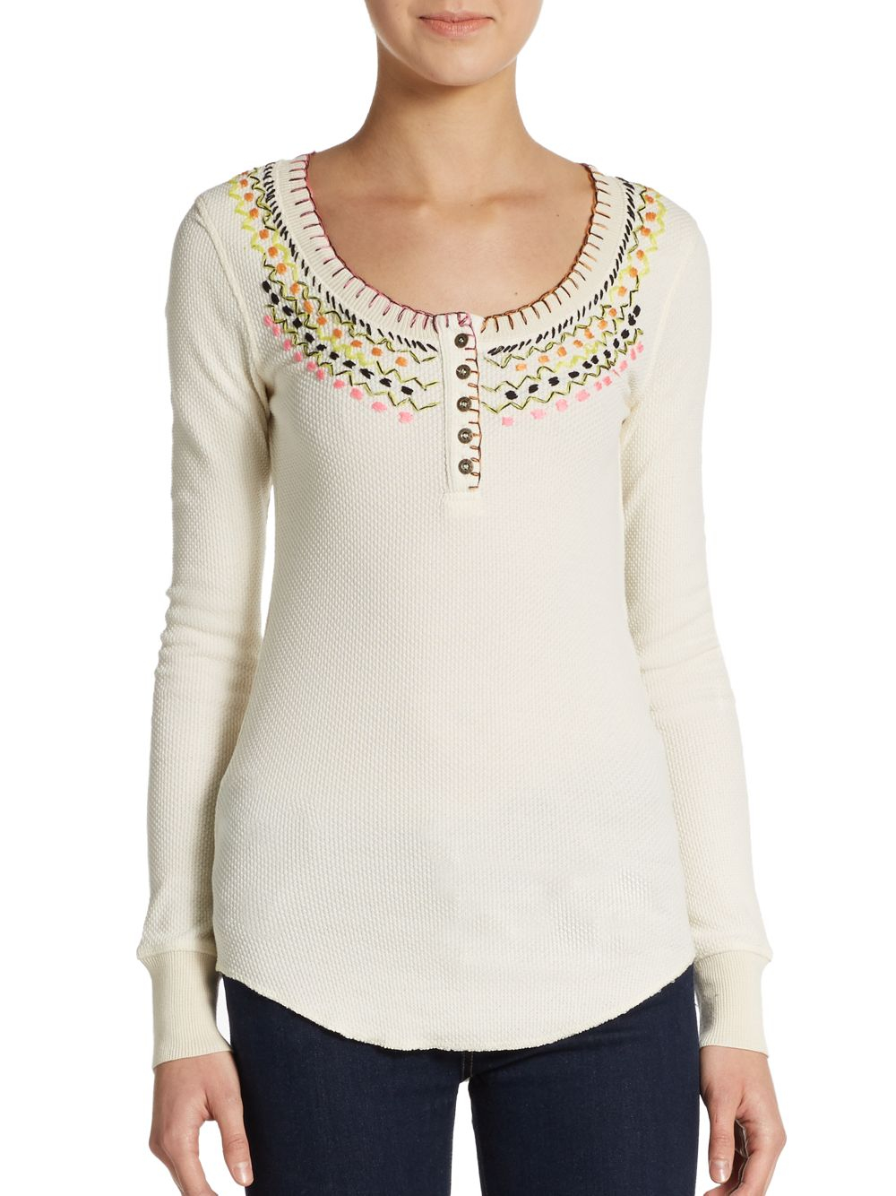 white stuff henley top