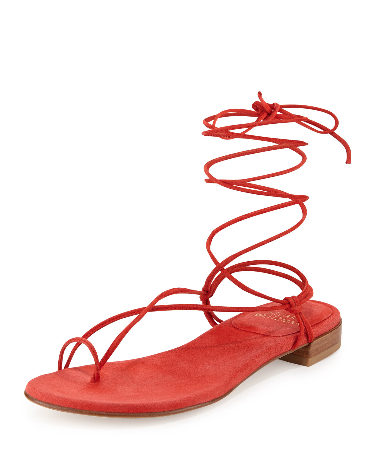 Red Strappy Flat Sandals Hotsell, 63% OFF | www.otsv.de