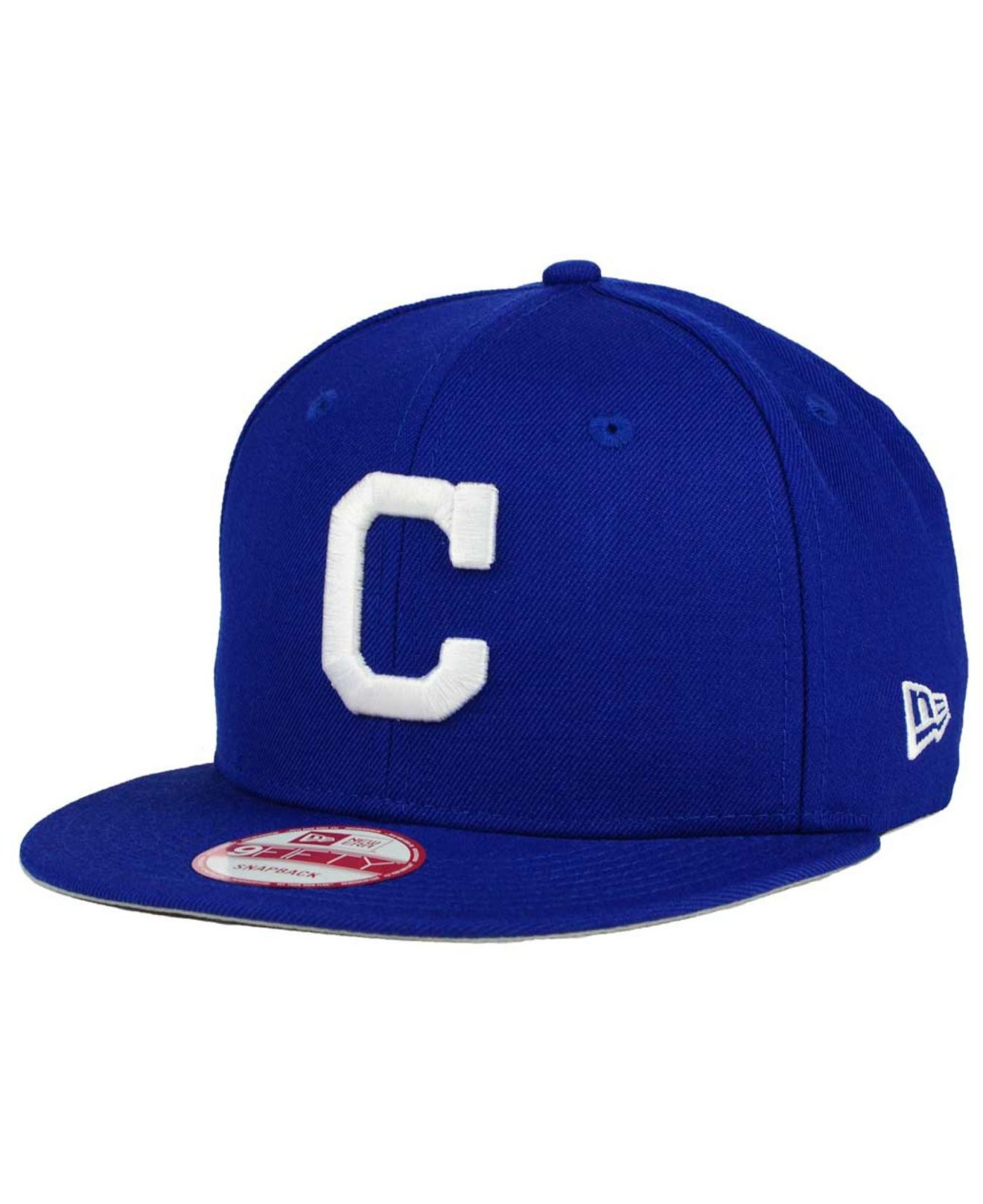 KTZ Cleveland Indians C-dub 9fifty Snapback Cap in Blue for Men
