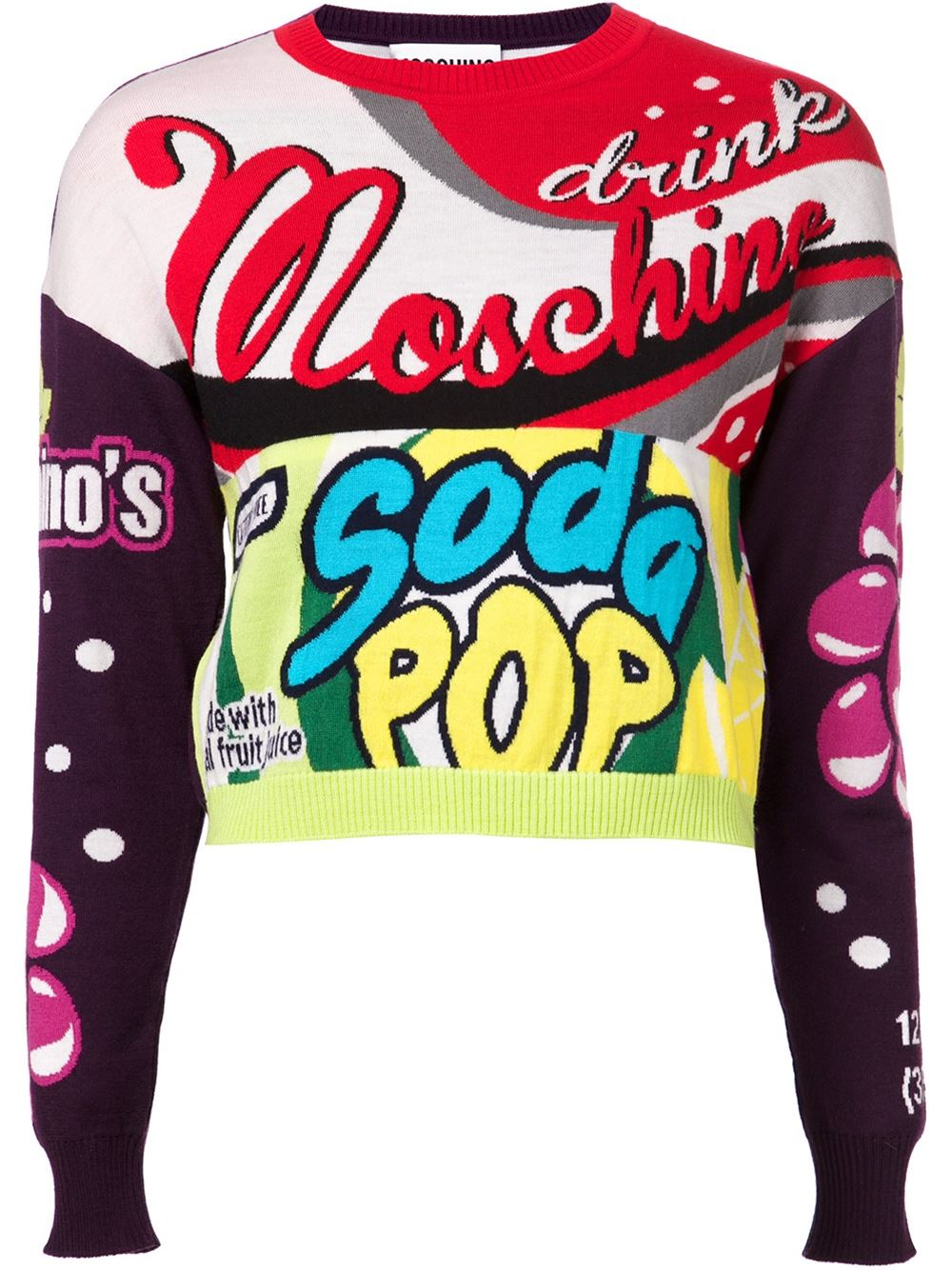Moschino Drink Soda Pop Sweater Lyst moschino drink soda pop sweater lyst