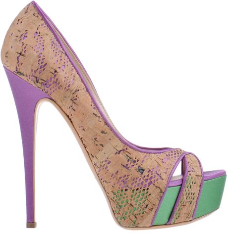 Prada: Authentic Purple Patent Leather Peep Toe Platform Stiletto Pump Heels â Glamorous Dame