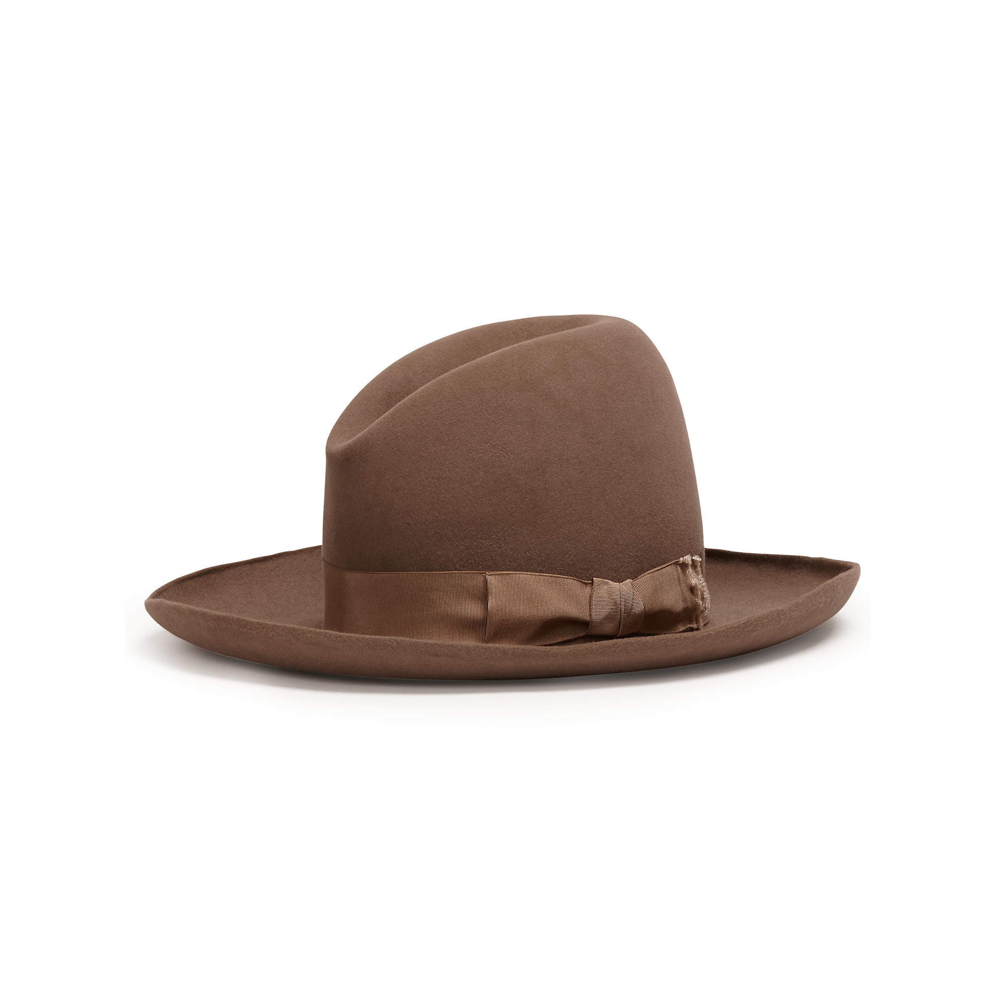 Ralph Lauren Cashmere-angora Cowboy Hat in Brown | Lyst