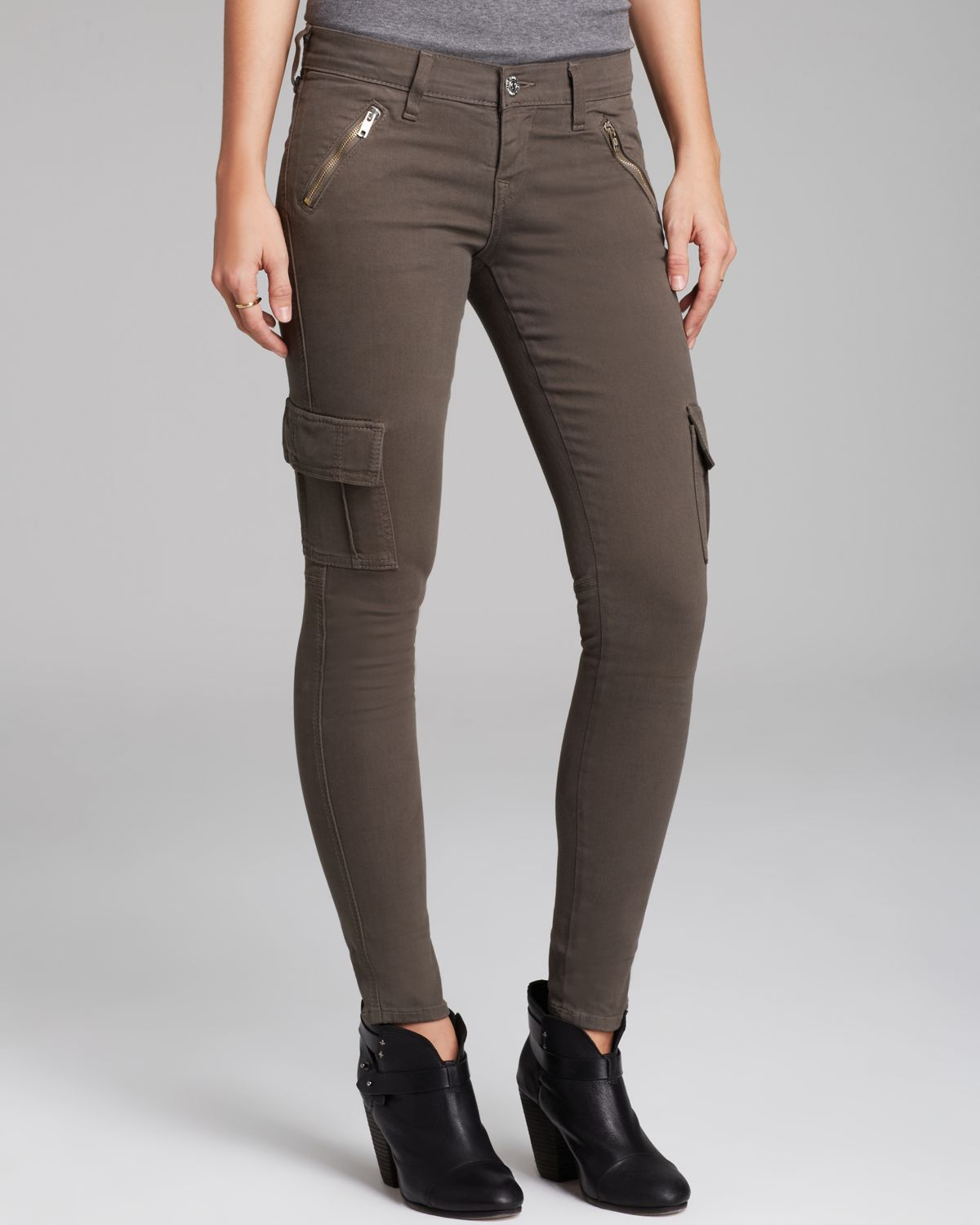 true religion green cargo pants