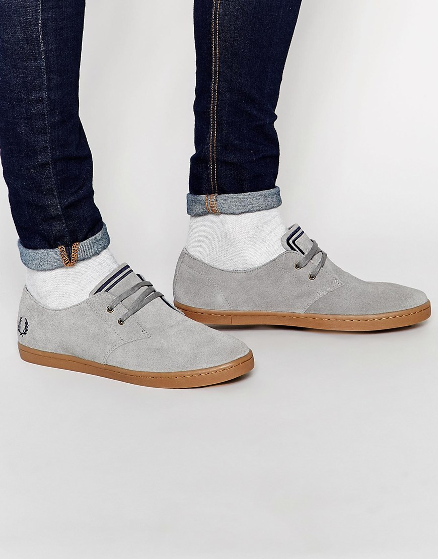 Fred Perry Byron Low Suede Sneakers 