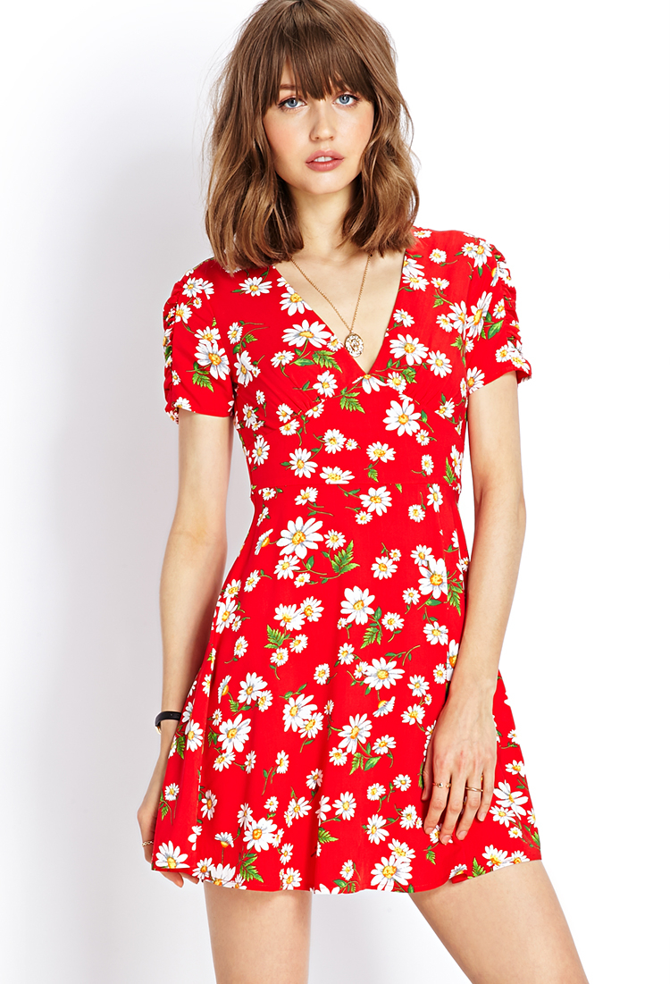 Lyst Forever 21 Retro Daisy Dress
