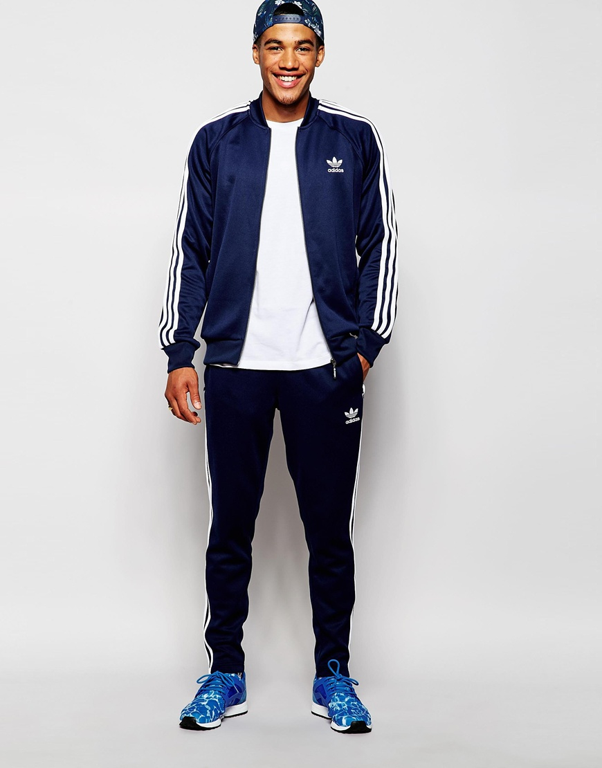 adidas Originals Superstar Track Jacket Ab9715 in Blue for Men | Lyst