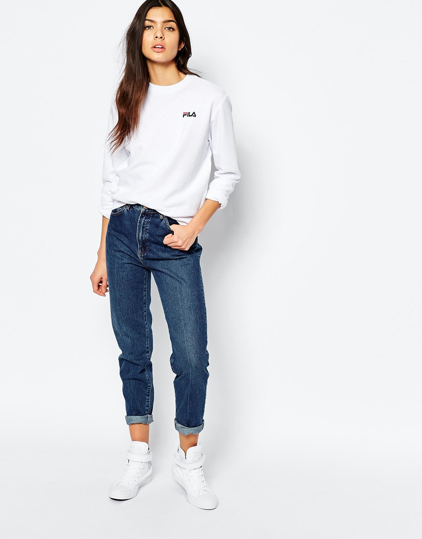 fila white hoodie women's