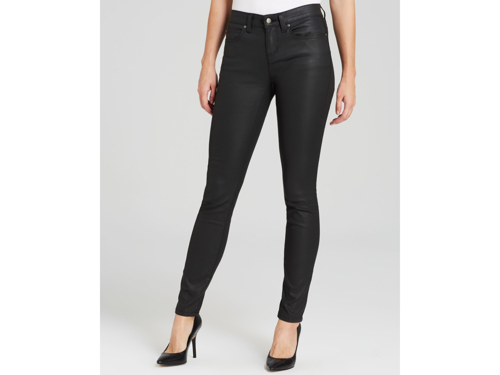 eileen fisher black skinny jeans
