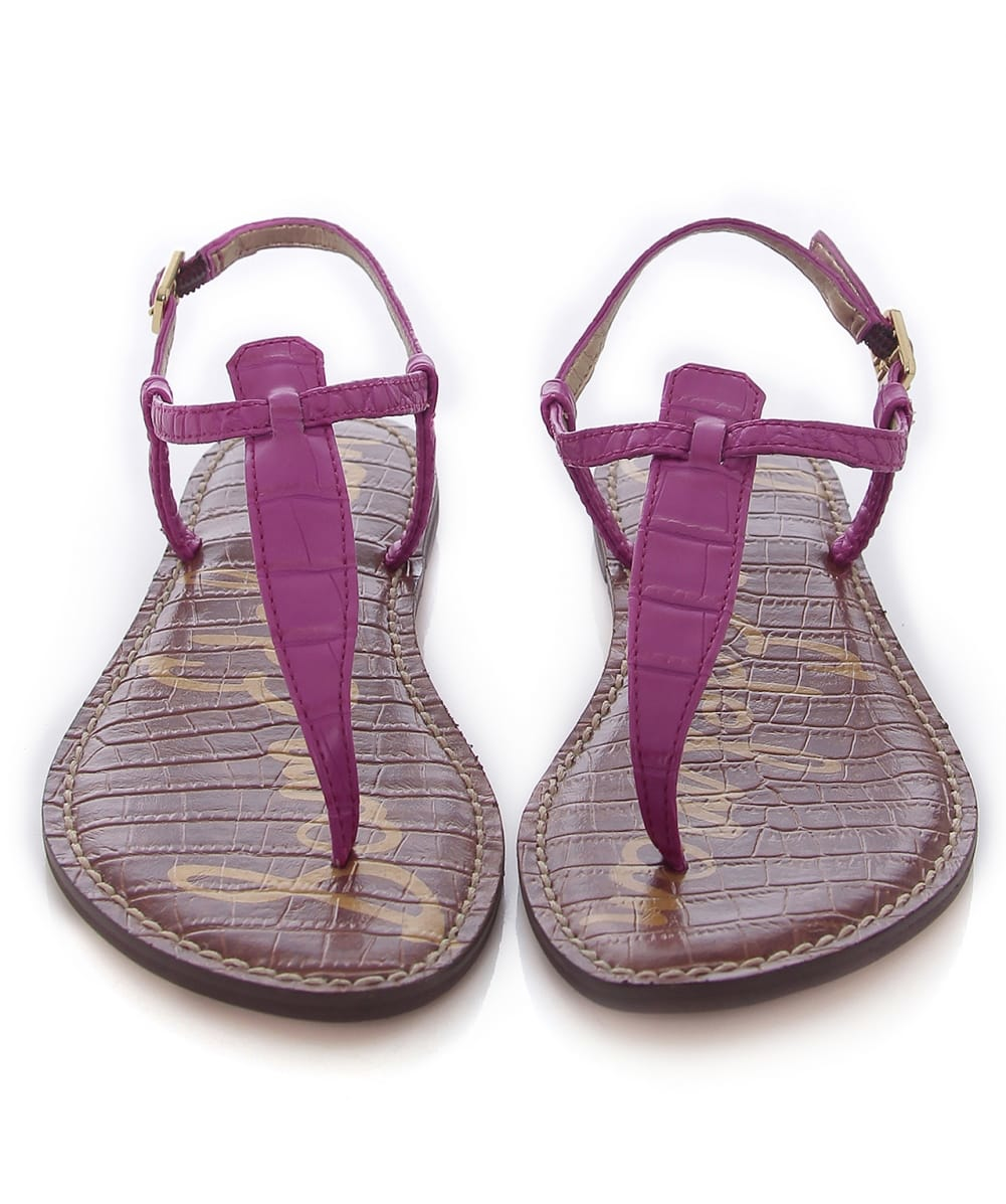  Sam  Edelman  Gigi  Crocodile Sandals  in Purple Lyst
