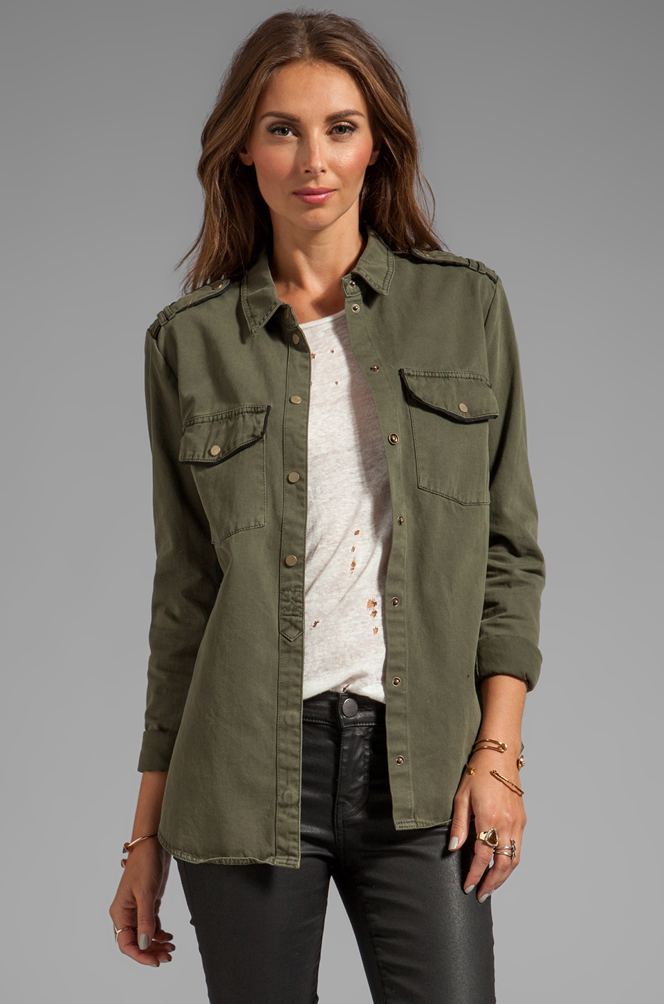 army jacket shirt