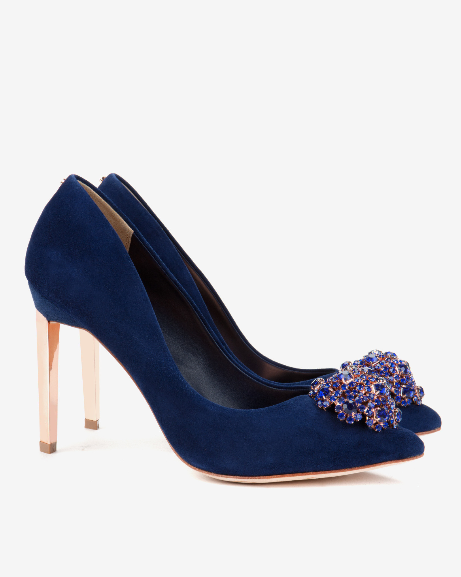 ted baker navy blue shoes