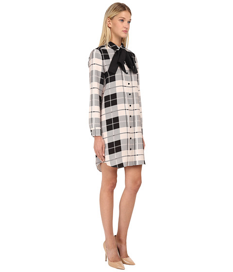 Kate spade new york Woodland Plaid Griffin Dress in Natural | Lyst