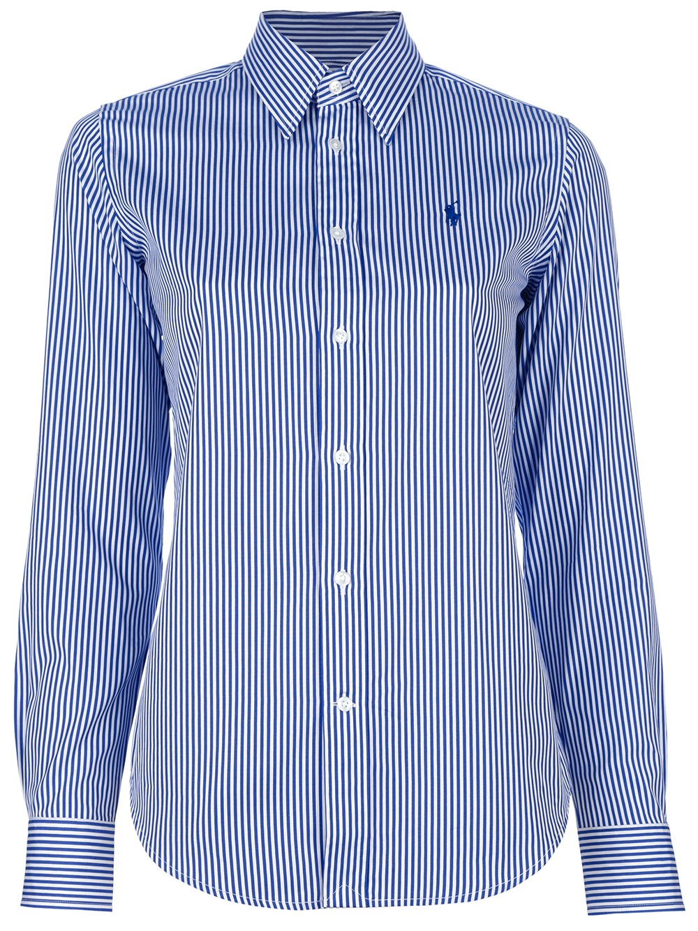 Ralph Lauren Blue Label Striped Button Down Shirt in Blue Lyst