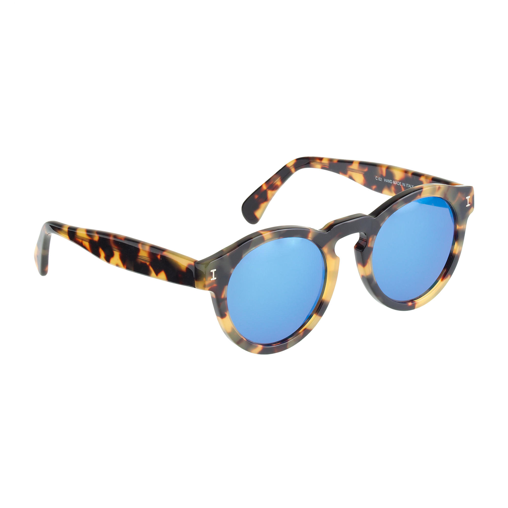 J.Crew Illesteva Leonard Mirrored Sunglasses in Blue Lyst