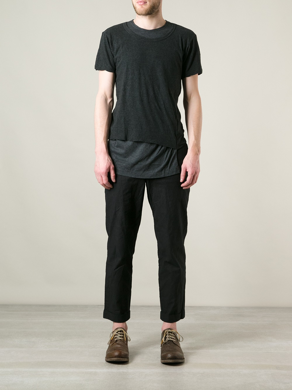 Comme des Garçons Cropped Pants in Black for Men - Lyst