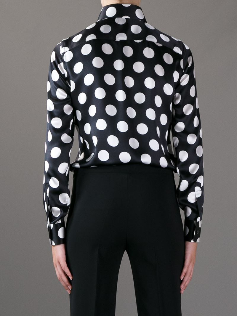 moschino polka dot shirt