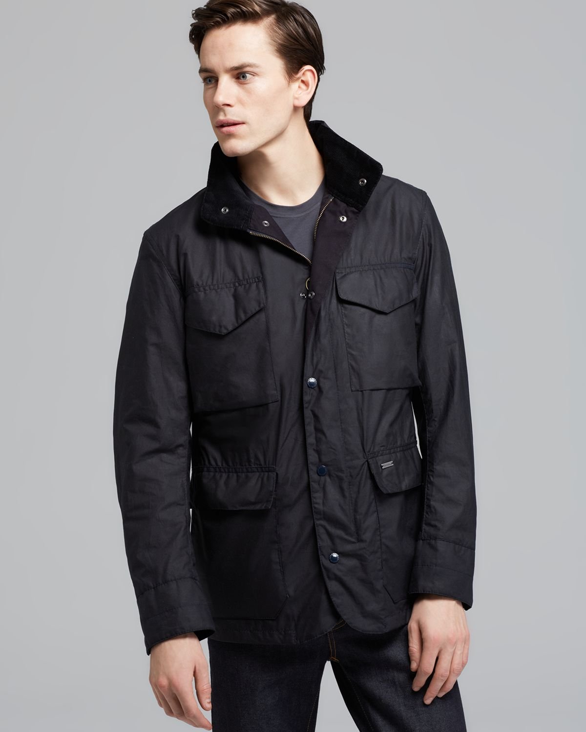 Barbour Tailored Sapper Jacket in Navy (Blue) for Men - Lyst