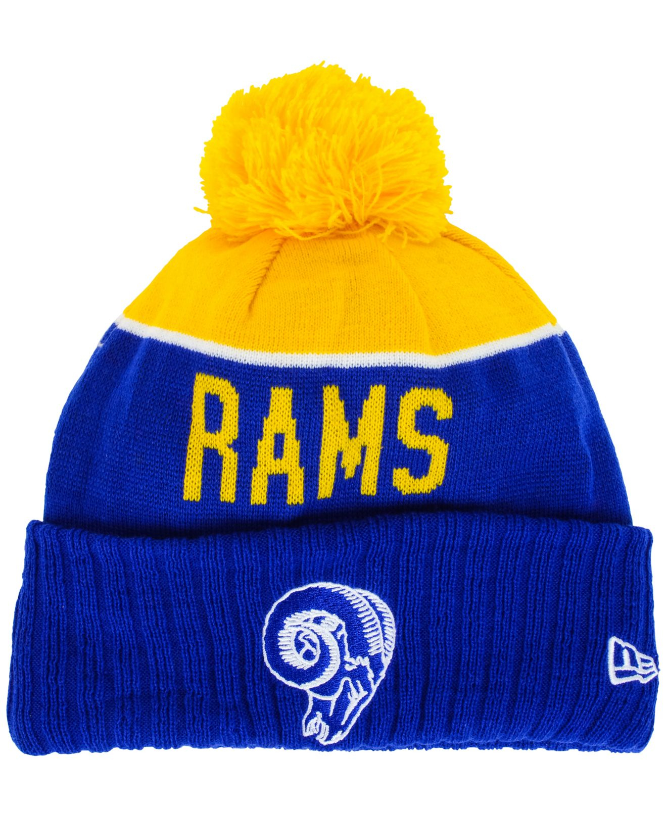 Ktz St. Louis Rams Classic Sport Knit Hat in Blue for Men Lyst