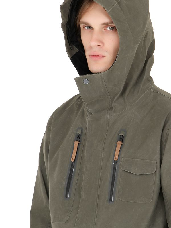 quiksilver green jacket