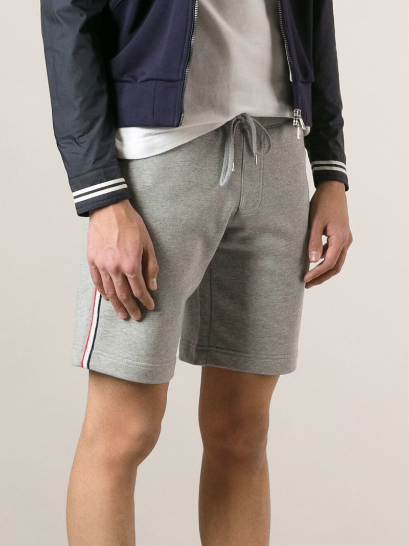 Moncler Track Shorts in Grey (Gray) for Men - Lyst