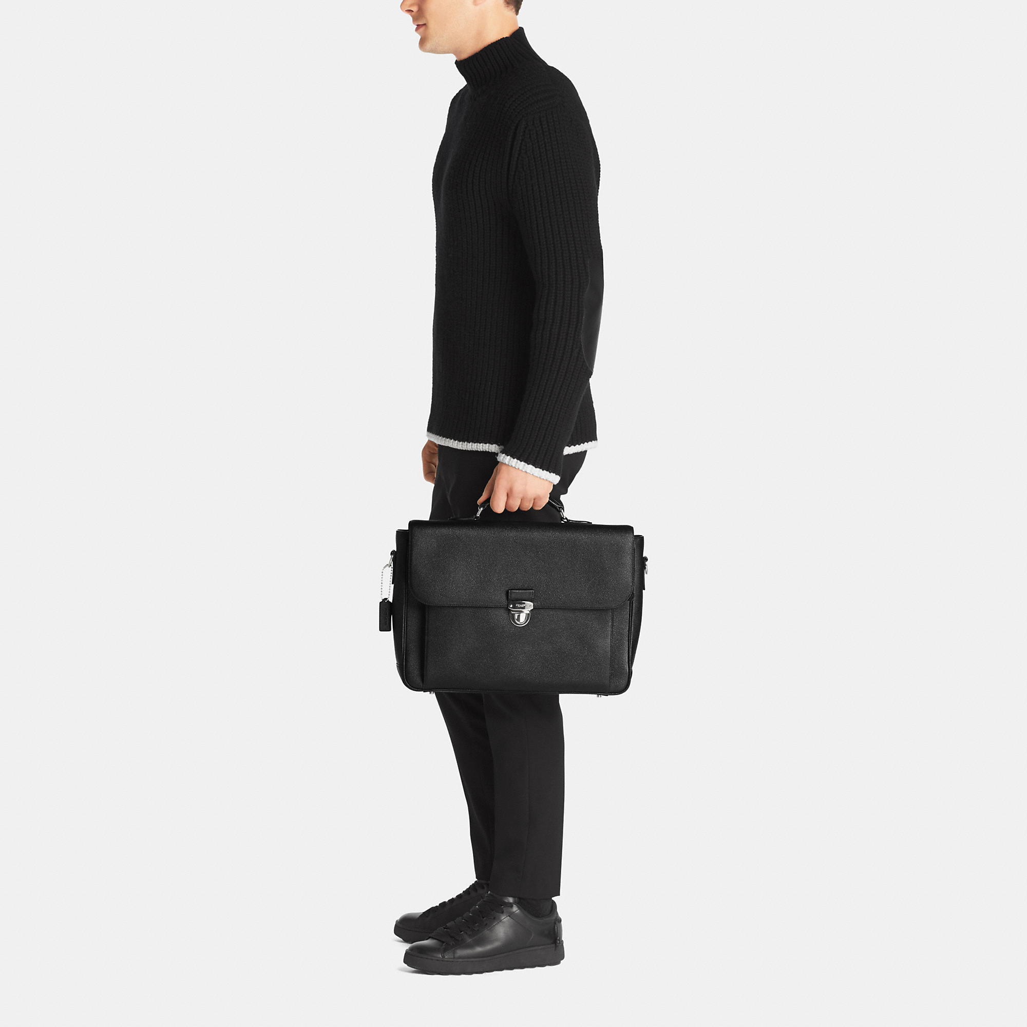 coach metropolitan leather briefcase
