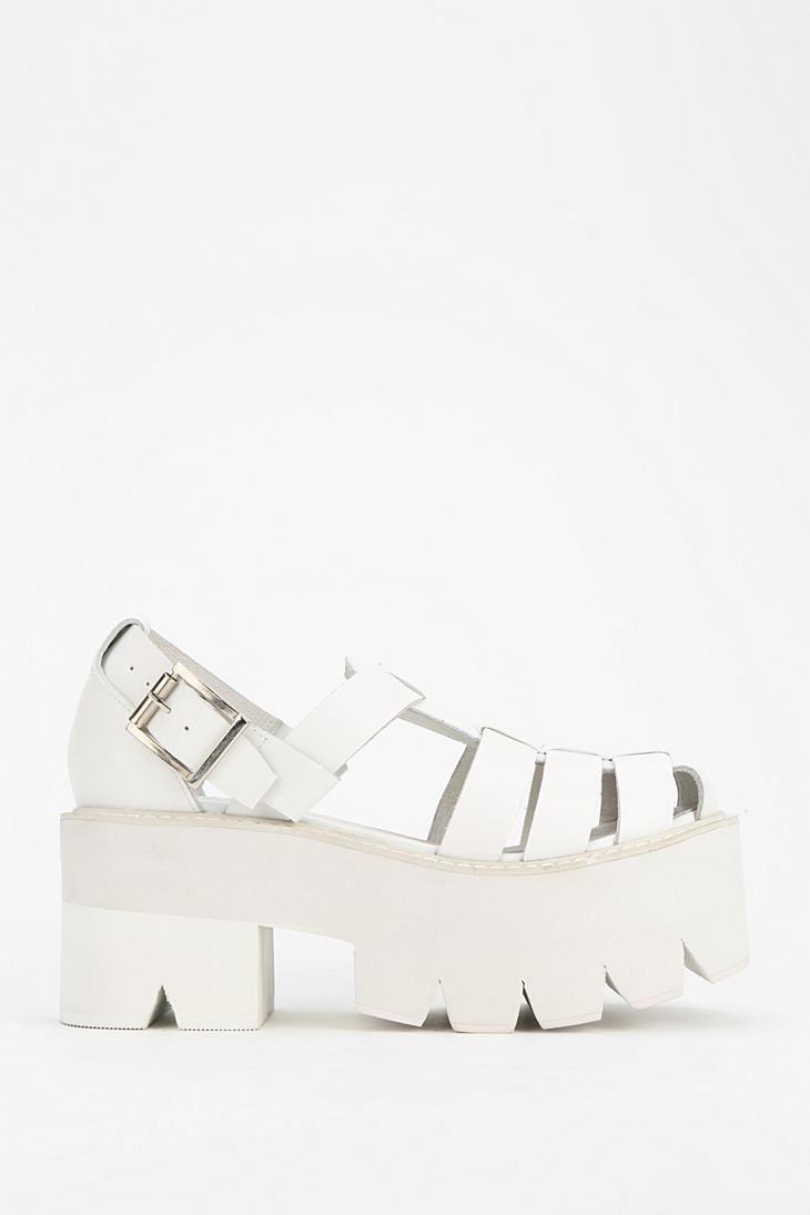 jeffrey campbell white sandals