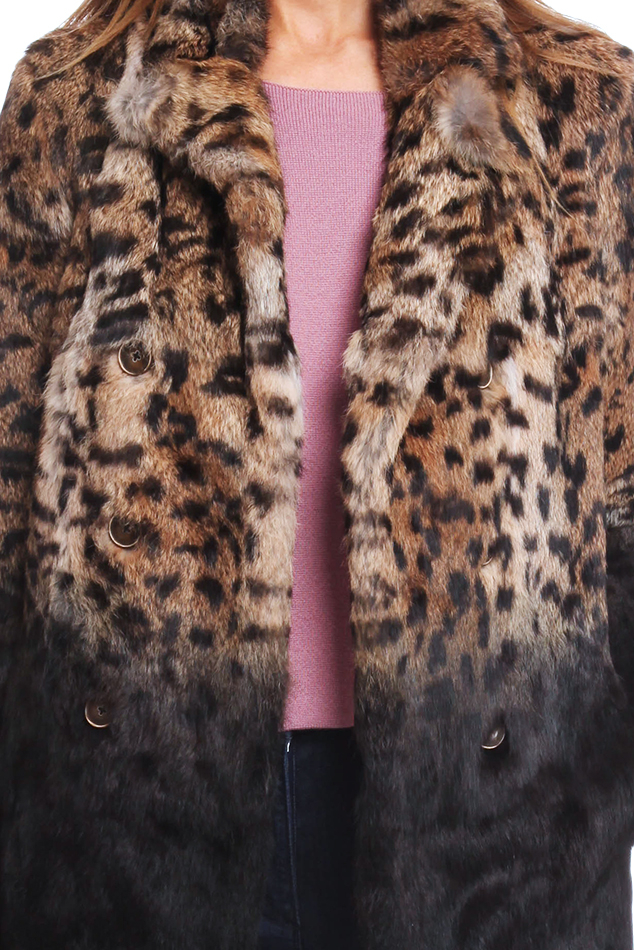 Lyst Each X Other Burnt Leopard Fur Coat in Natural